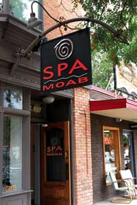 spa moab store front
